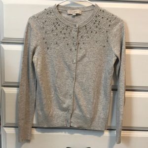 LOFT Beaded Cardigan